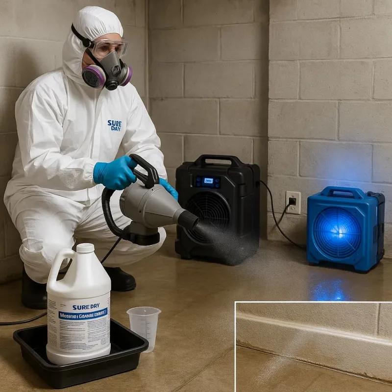 Sanitization and Odor Removal process in East Oakdale, CA