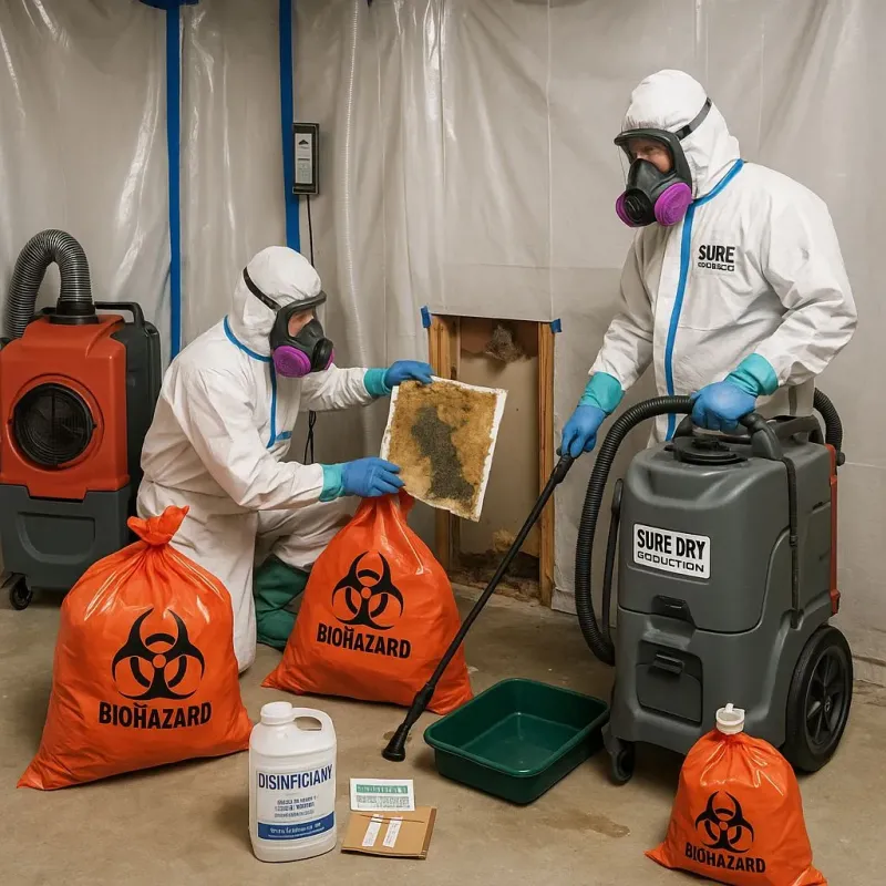 Contaminated Water Handling Protocols process in East Oakdale, CA