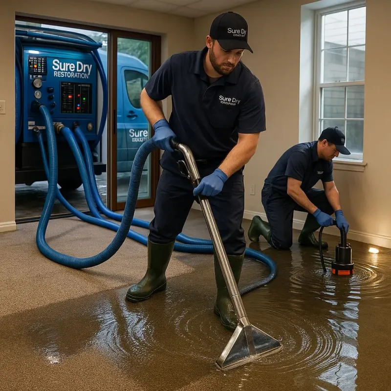 Water Extraction and Removal process in East Oakdale, CA
